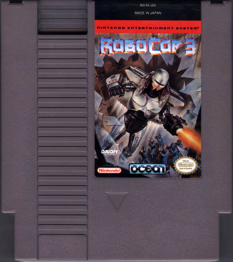 Лицензионный картридж Robocop 3 для NES\Famicom